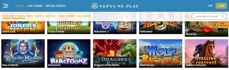 neptune play casino website provides gambling games, pierwszy dodatkowy depozyt i promocje dla zupełnie nowego logo gracza