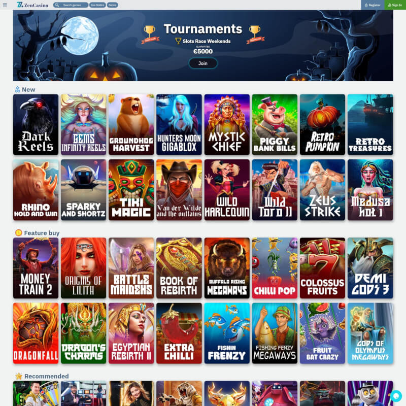 ZenCasino screenshot 1