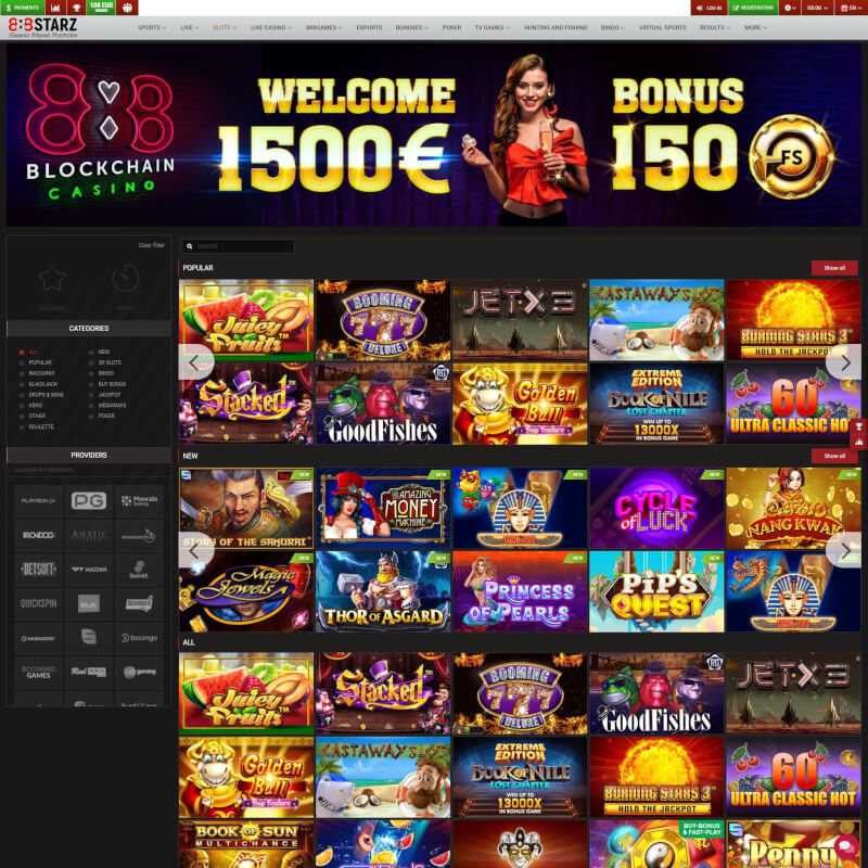 888 Starz Casino screenshot 2