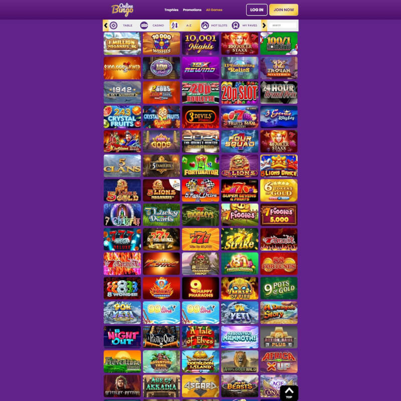 Online Bingo Casino screenshot 2