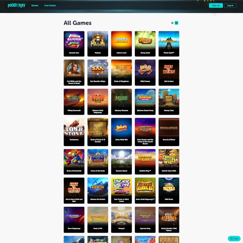 Pocket Play Casino screenshot 2