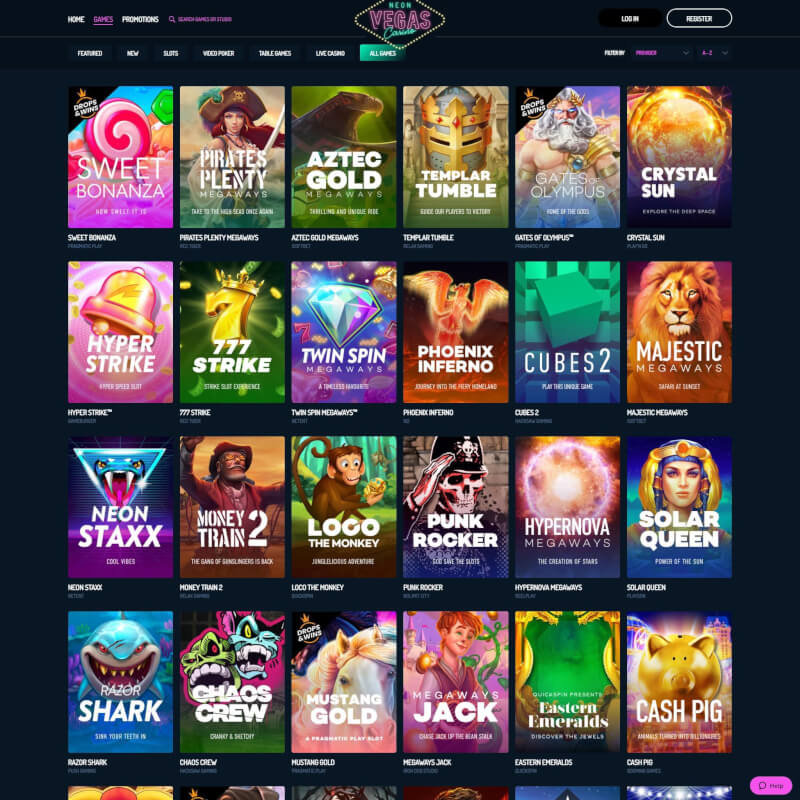 Neon Las vegas Casino screenshot 2