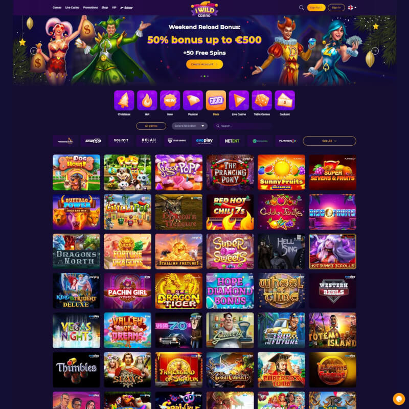IWild Casino screenshot 2