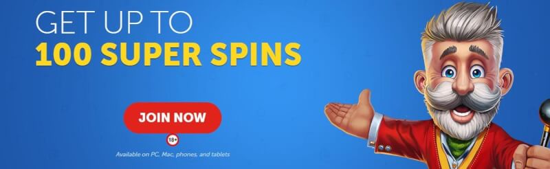 lucky Louis website provides gambling games and offers, free spins for brand new players-logo
