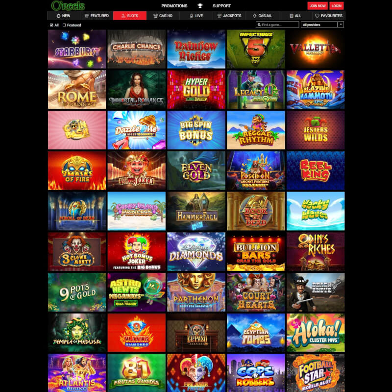 O’Reels Casino screenshot 2