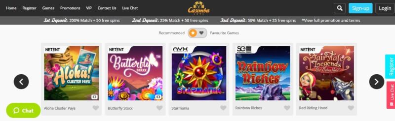 casimba casino homepage offers casino games, bonus od pierwszego depozytu i kampanie dla zupełnie nowych graczy-logo