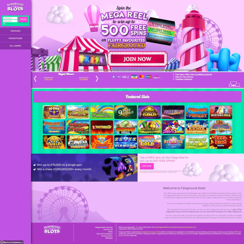 Fairground Slots Casino screenshot 1