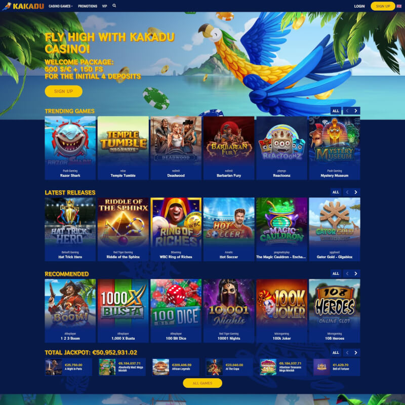 Kakadu Casino screenshot 2