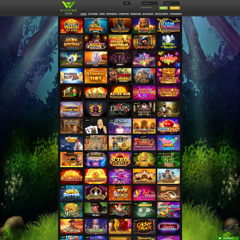 WCasino screenshot 2