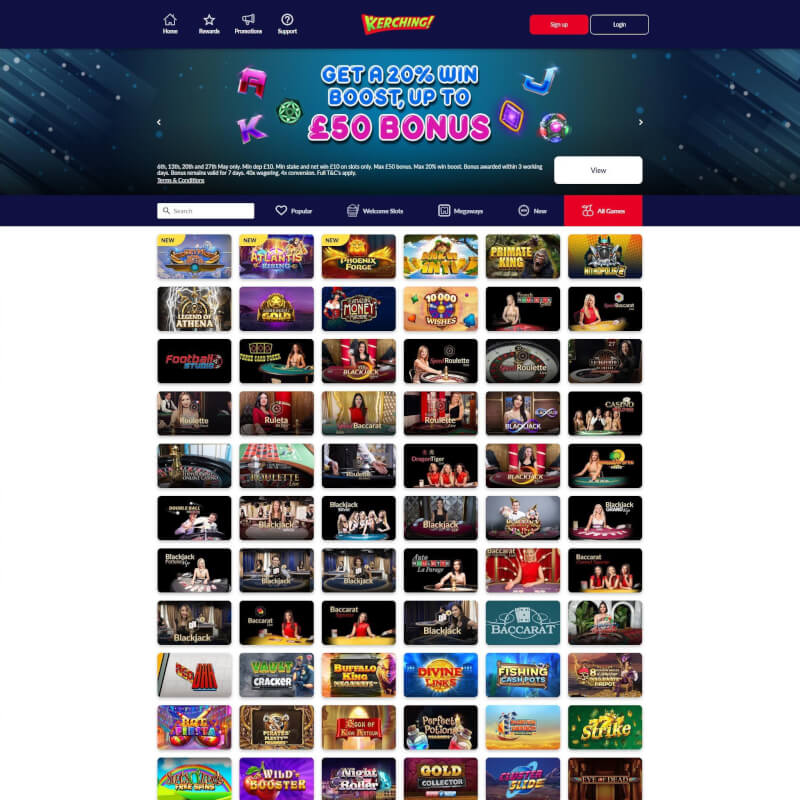 Kerching Casino screenshot 2