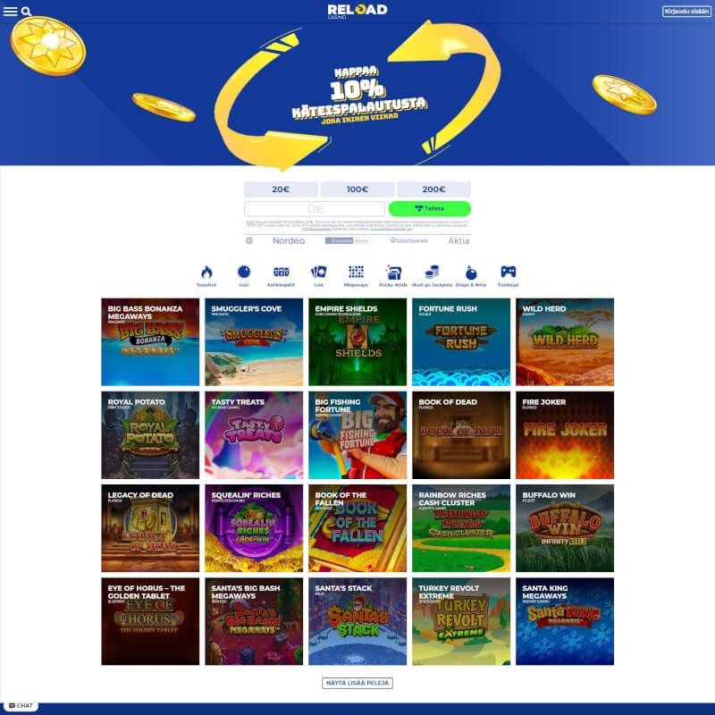 Reload Casino screenshot 1
