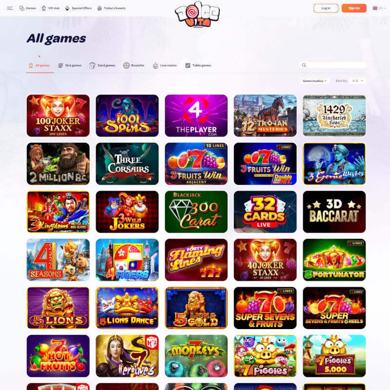 DolceVita Casino screenshot 2