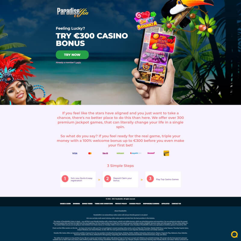 ParadiseWin screenshot 1