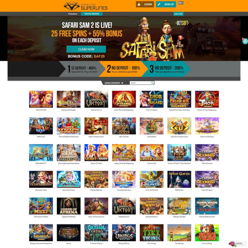 Casino Superlines screenshot 1