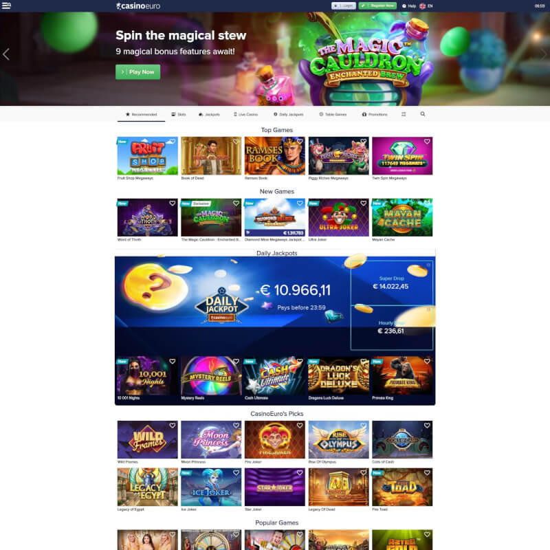 CasinoEuro screenshot 1