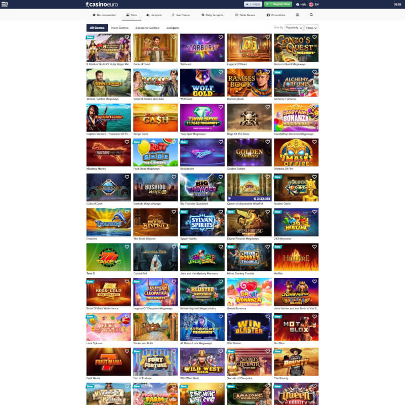 CasinoEuro screenshot 2