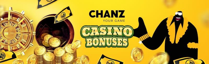 Chanz casino bonus, get amazing bonus bundle with very first deposit bonus-logo