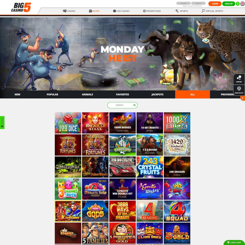 Big5Casino screenshot 2