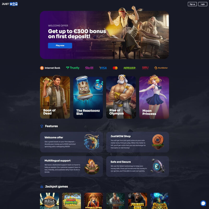 only Wow Casino screenshot 1
