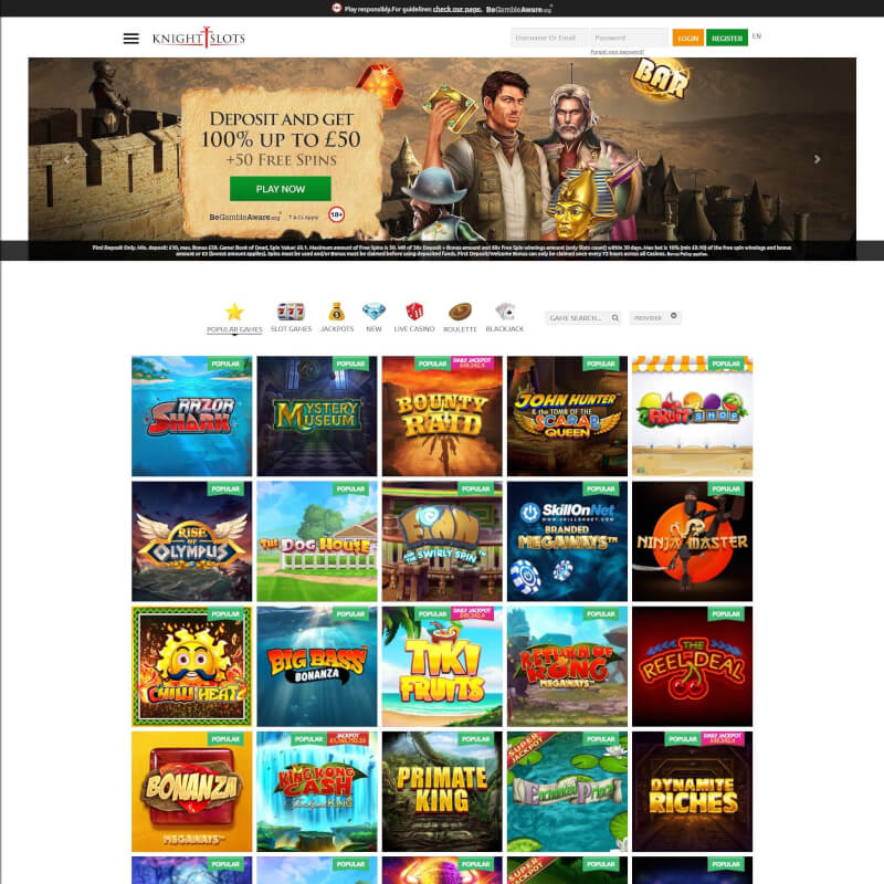 Knight Slots Casino screenshot 1