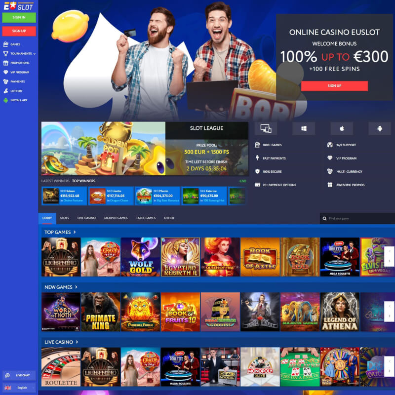 EUslot screenshot 1