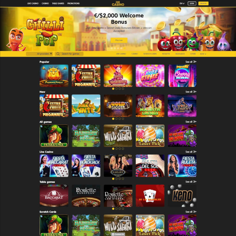 24K Casino screenshot 1
