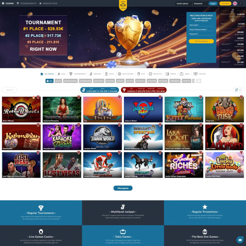 Power Casino screenshot 1