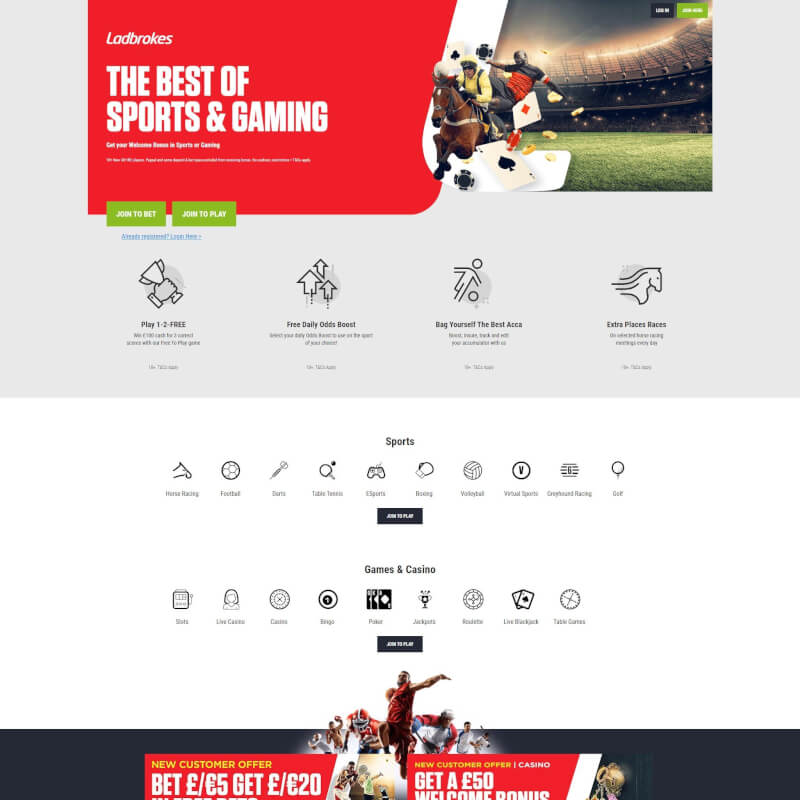 Ladbrokes Casino screenshot 1